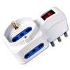 TECHLY Adattatore con 2 Prese Bipasso e 1 Bipasso/Schuko con Spina 16A