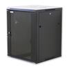 INTELLINET Armadio Rack 19'' a muro 12 unit&agrave; sezione unica prof. 600mm Nero