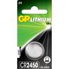 GP BATTERIES Blister 1 Batteria Litio a Bottone CR2450