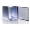 TECHLY PROFESSIONAL Armadio Rack 19'' a muro 13U grigio IP65 porta cieca prof. 200mm