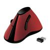 LOGILINK Mouse Verticale Ottico Ergonomico Wireless 1200dpi Rosso