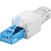 GOOBAY Plug Cat.6A RJ45 UTP Toolless con Copriconnettore