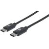 MANHATTAN Cavo USB 3.2 Gen 1 SuperSpeed USB-C&trade; Maschio/Maschio 2m Nero