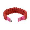 MANHATTAN Bracciale Paracord con Micro USB Rosso