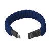MANHATTAN Bracciale Paracord con Micro USB Blu