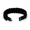MANHATTAN Bracciale Paracord con Micro USB Nero