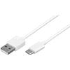 GOOBAY Cavo USB A Maschio 2.0 / USB-C Maschio 0,5m Bianco