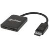 MANHATTAN Splitter Hub DisplayPort a 2 Monitor DisplayPort MST 4K@30Hz video UHD