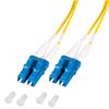 TECHLY PROFESSIONAL Cavo Fibra Ottica Monomodale OS2 LC/LC 9/125 0,5 m