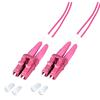 TECHLY PROFESSIONAL Cavo Fibra Ottica Multimodale OM4 LC/LC 50/125 1 m