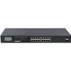 INTELLINET Switch PoE+ 16 porte con 2 porte SFP Gigabit Ethernet