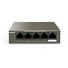 TENDA Switch Desktop 5 Porte 10/100/1000 con 4 Porte PoE TEG1105P