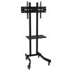 TECHLY Supporto mobile da pavimento per TV LED/LCD 32-70'' con mensola