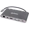 MANHATTAN Docking Station USB-C&trade; SuperSpeed 7 in 1