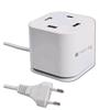 TECHLY Stazione di ricarica 4 porte USB 60W 5V/5,8A con porta USB-C (PD)