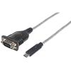 MANHATTAN Cavo Convertitore USB-C&trade; a Seriale 45cm Prolific PL2303