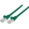 INTELLINET Cavo Patch Cat.7 Plug RJ45 6A S/FTP LSZH 0,25m Verde