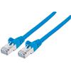INTELLINET Cavo Patch Cat.7 Plug RJ45 6A S/FTP LSZH 0.25m Blu
