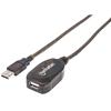 MANHATTAN Cavo Prolunga Attivo USB 2.0 Hi-Speed 15 mt