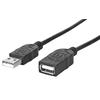 MANHATTAN Cavo prolunga USB 2.0 Hi-Speed 1m Nero