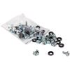 INTELLINET Kit Set 100 Viti, 100 Dadi e 100 Rondelle per Montaggio Rack Silver