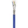 GOOBAY Bobina S/FTP Cavo Cat.7A+ Rame 500m Rigido PIMF B2ca Blu