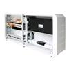 TECHLY PROFESSIONAL Armadio rack 19'' Ghost con porta cieca Bianco
