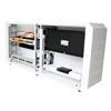 TECHLY PROFESSIONAL Armadio rack 19'' Ghost con porta grigliata Bianco