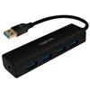 LOGILINK Hub USB3.0 4 Porte Nero
