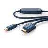 CLICKTRONIC Cavo Mini DisplayPort HDMI M/M 1m Alta Qualit&agrave;