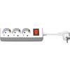 GOOBAY Multipresa 3 Posti Schuko con Interruttore e Cavo 1,5m