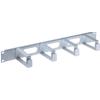 INTELLINET Pannello Passacavi 19'' 4 anelli in plastica 1U Grigio