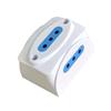 TECHLY Presa tripla 10A 2P+T da muro bianco