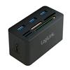 LOGILINK Hub USB 3.0 con lettore di schede di memoria