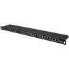 INTELLINET Pannello Patch 24 posti 19'' 0.5U Cat6 FTP Nero