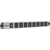 INTELLINET Multipresa per Rack 16 uscite USB tipo A Spina Schuko Angolata 1U