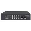 INTELLINET Switch Ethernet Gigabit 8 Porte PoE+ con 2 porte RJ45 Gigabit Uplink