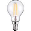 GOOBAY Lampada LED Mini Globo E14 Bianco Caldo 4W Filamento Classe E