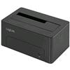LOGILINK Docking Station USB3.1 Gen2 per HDD/SSD SATA da 2.5''/3.5'' Nero