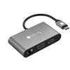 TECHLY Docking Station USB-C&trade; SuperSpeed Multiporta USB HDMI VGA RJ45 MicroSD