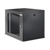 TECHLY PROFESSIONAL Armadio Rack 19'' a muro 10U sezione unica P 500mm Porta Grigliata Nero