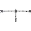 MANHATTAN Supporto da Scrivania per 3 Monitor 13-27'' con Morsetto