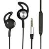 FONTASTIC Cuffie Auricolari Audio 3.5 mm con Microfono Controllo Volume V415 Nero