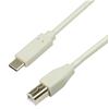LOGILINK Cavo HighSpeed USB-C&trade; Maschio/USB-B Maschio 1m Grigio