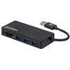 MANHATTAN Hub USB 3.2 Gen 1 a 3 porte USB-A con Lettore Schede