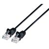 INTELLINET Cavo patch di rete Cat6 UTP Slim 3 m Nero
