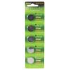 TECHLY Batterie a Bottone Litio CR2016 (set 5 pz)