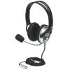 MANHATTAN Cuffia Stereo Classica con Microfono 2x3.5mm