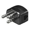 INTELLINET Spina tripolare con RJ11 Nera