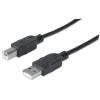 MANHATTAN Cavo USB 2.0 A maschio/B maschio 1m Nero